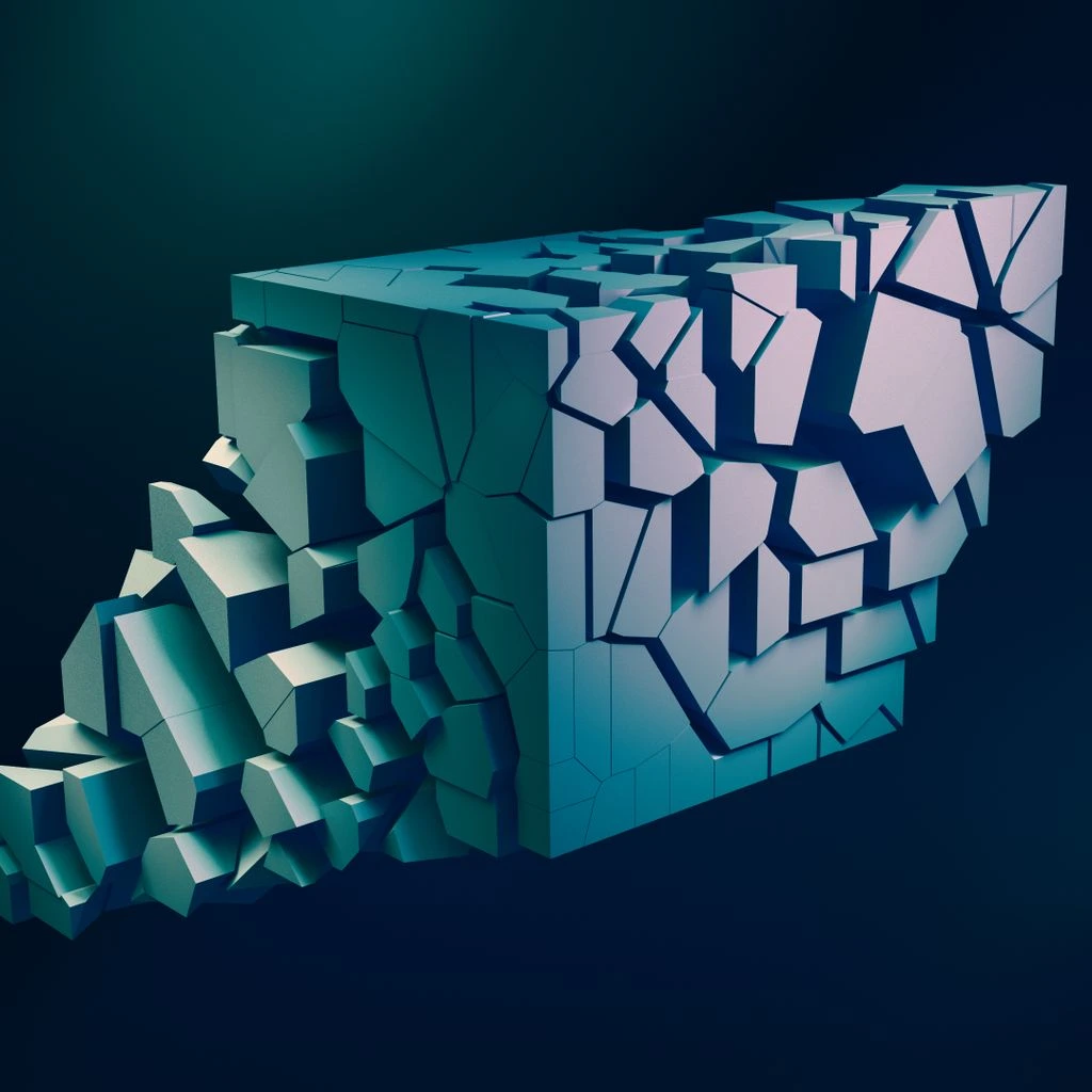 Abstract isometric illustration of modular plugin blocks snapping onto a platform SDK backbone.
